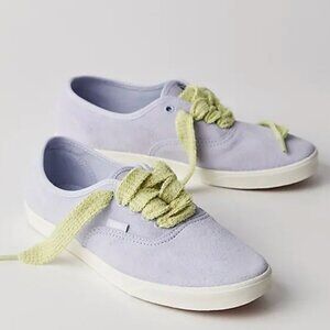 NEW VANS  lowpro suede sneakers - Lilac lime sherbet M7 W 8.5